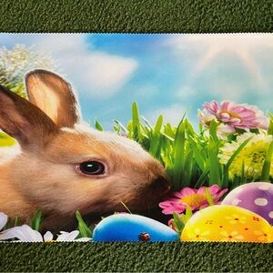 Easter Bunny Garden Placemat- Multicolor
